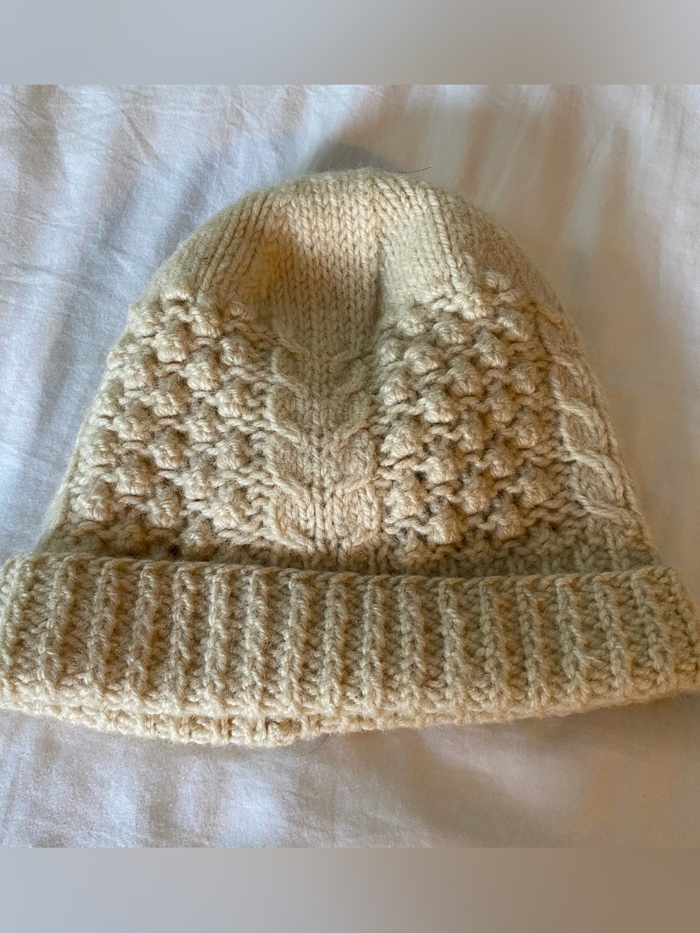 John Molloy Winter Hat Pure Wool Cable Knit Donegal Republic Of Ireland Beanie